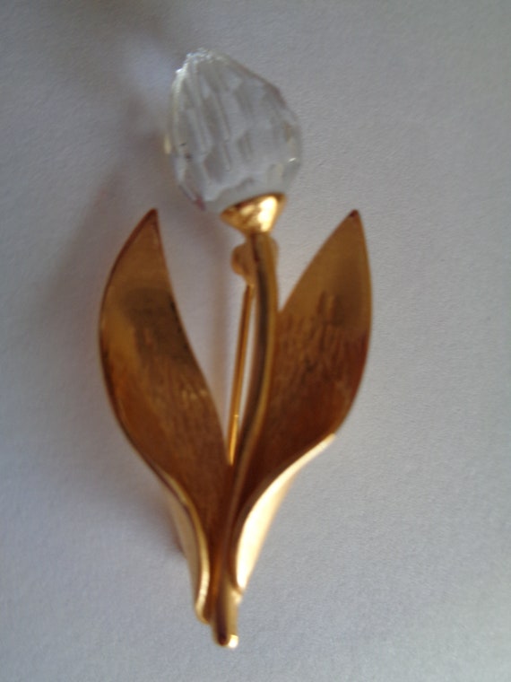 Swarovski sale tulip brooch