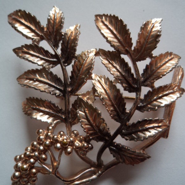 Vintage Signed Exquisite Mountain Ash Brooch/Pin
