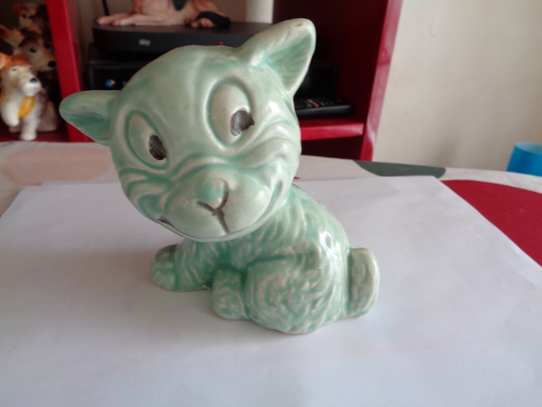 Vintage Sylvac Ceramic Green Bonzo Dog Lovely Piece Etsy