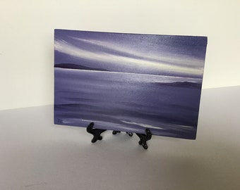 Small purple seascape