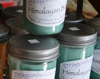 Himalayan Bamboo Candle: Hand Poured, Triple Scented Soy-Paraffin Candle