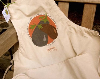 Chef's Apron-Eggplant