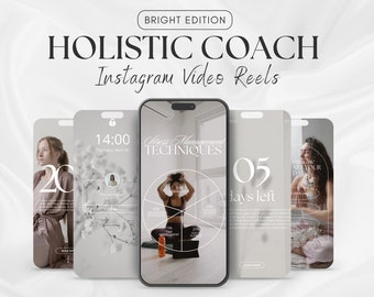 Holistic Life Coach | Instagram Reels Bundle | Mental Health Templates | Spiritual Post | Growth Mindset Canva | Social Media Marketing