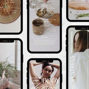 Health Coach | Nutrition Coaching Templates | Mental Wellness | Life Coach | Instagram Reels Bundle | Social Media Marketing |Growth Mindset image 5
