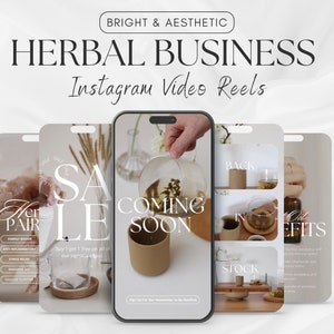 Herbalist Business | Instagram Reels Bundle | Medicinal Plants | Herbalist Kit | Witch Herbs | Medicinal Herbs | Social Media Marketing