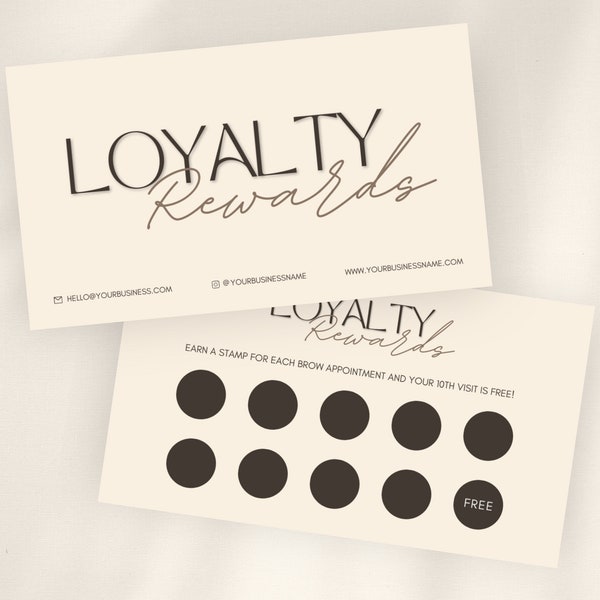 Loyalty Card | Esthetician Template | Thank You Cards Business | Beauty Promotion Flyer | Lash Tech | Hair Flyer | Premade Business Card