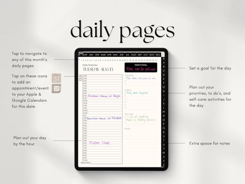 Makeup Artist Planner | Makeup Face Chart | Appointment Planner | Client Tracker | Makeup Artist Forms | Beauty Business |Client Record Book image 7