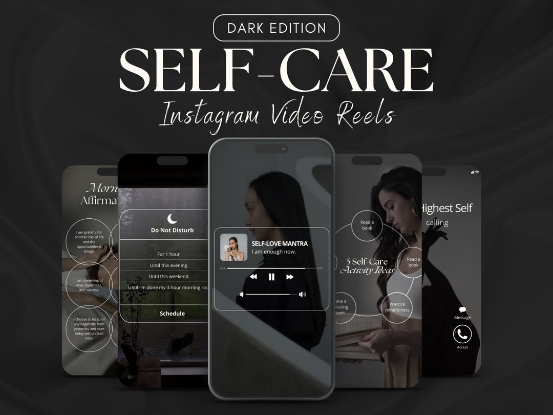 Self Care Instagram | Reels Bundle | Coaching Templates | Life Coach | Spiritual Post | Mental ...
