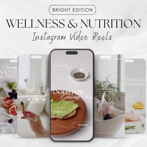 Health Coach | Nutrition Coaching Templates | Mental Wellness | Life Coach | Instagram Reels Bundle | Social Media Marketing |Growth Mindset image 1
