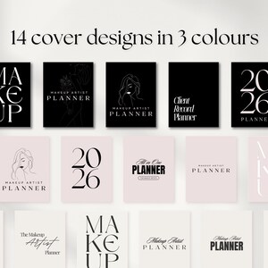 Makeup Artist Planner | Makeup Face Chart | Appointment Planner | Client Tracker | Makeup Artist Forms | Beauty Business |Client Record Book image 9