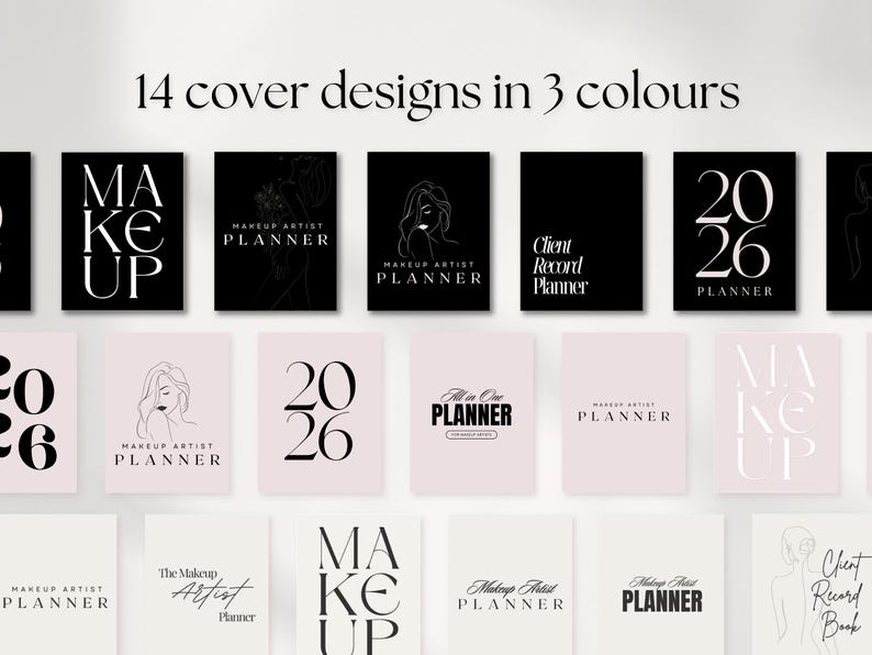 Makeup Artist Planner | Makeup Face Chart | Appointment Planner | Client Tracker | Makeup Artist Forms | Beauty Business |Client Record Book image 9