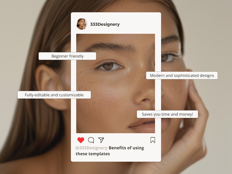 Brow Tech Instagram Post and Story Templates | Beauty Salon, Esthetician, PMU Artist Business Advertisement & Marketing Social Media Content image 4