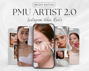 Permanent Makeup Artist | PMU Templates | Instagram Reels | Lip Blush | Microblading Aftercare | Instagram Stories | Esthetician | Eye Brows
