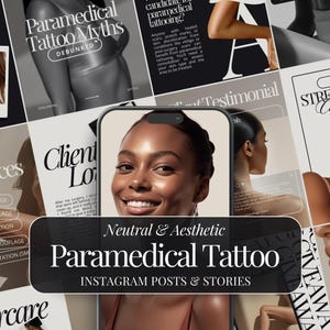 Paramedical Tattoo | Instagram Stories | Social Media Marketing | Permanent Makeup Artist | Scalp Micropigmentation | PMU Templates | SMP
