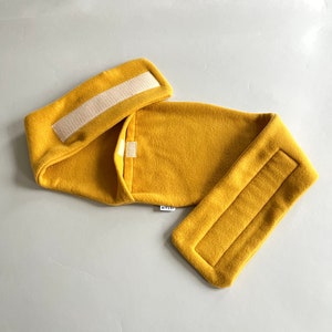Hot water bottle cover to wrap around yello image 3
