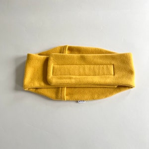 Hot water bottle cover to wrap around yello image 5