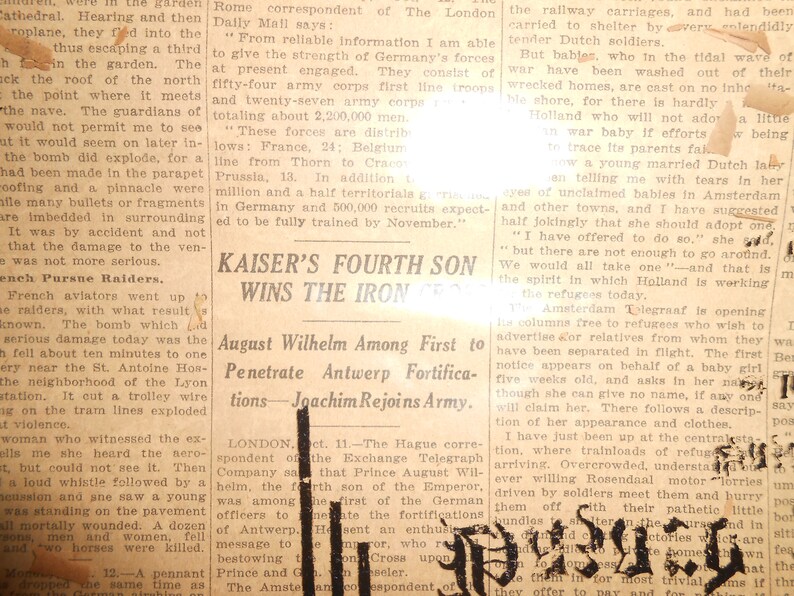 Certified Original New York Times Newspaper Columbus Day Etsy