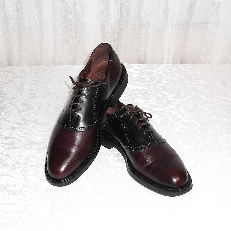 Martin Oxblood Saddle Oxford - 675