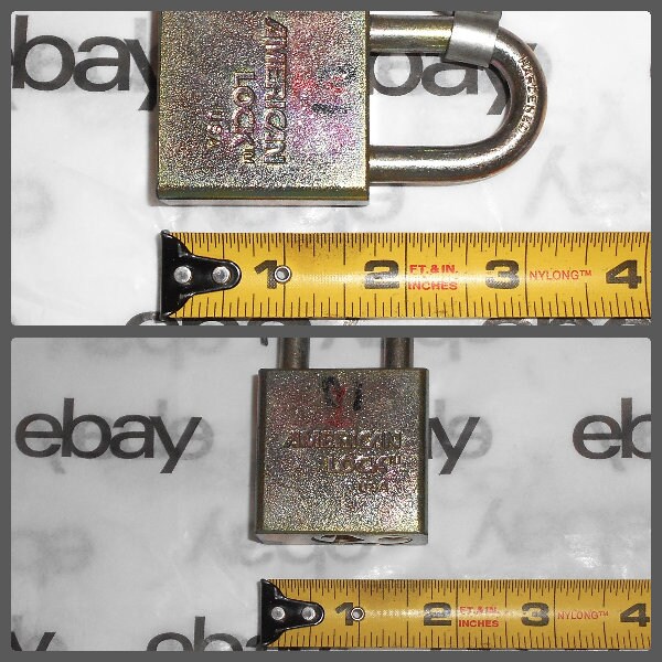 3 American Lock USA 5200 Series Military Padlocks With 2 Keys Etsy