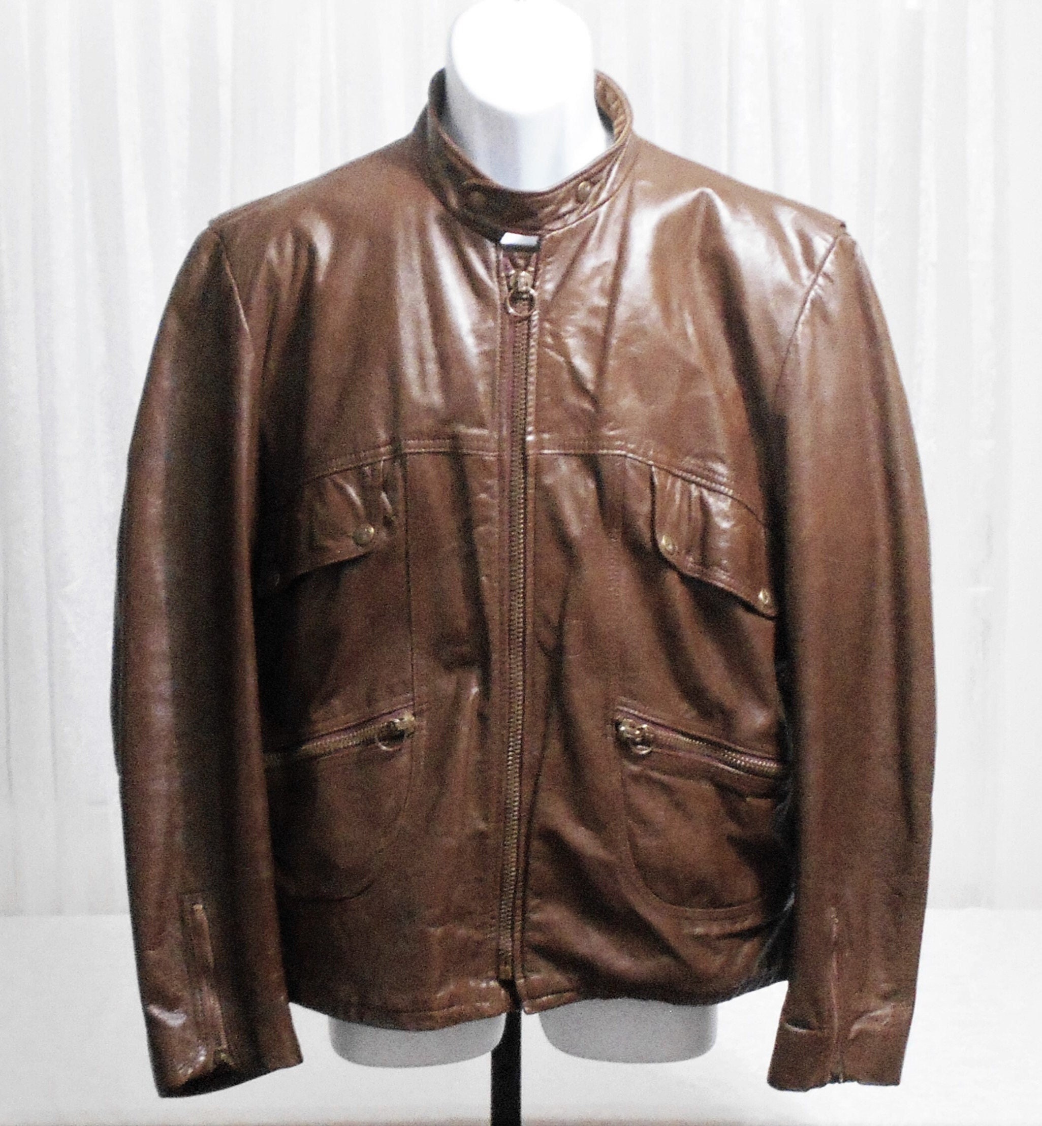 Yamaha Leather Jacket - Etsy