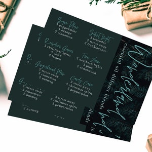 Winter Diffuser Blend Printable