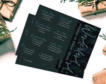 Winter Diffuser Blend Printable