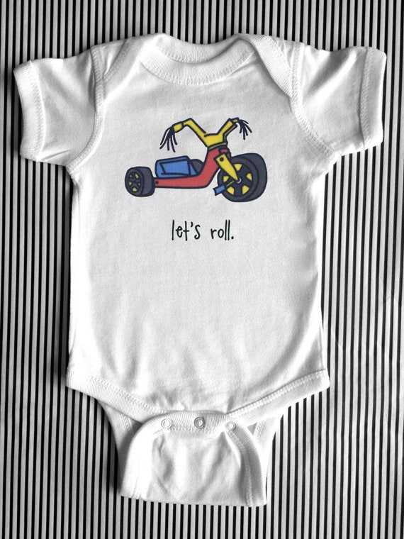 My Icon Unisex-Babys Tricycle Retro This is How I Roll Baby Grow