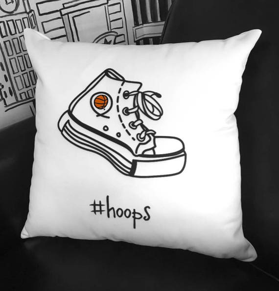 18x18 pillow. basketball sneaker. shoes Vintage Pointed Shoes, Homebaby
