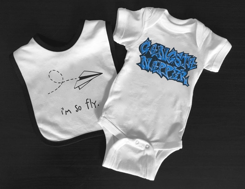baby bodysuit hip hop mod alexandsaher. graffiti baby clothes rap layette gangsta napper street art newborn nursery onepiece