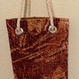 Stoff Weinflasche Geschenkbeutel