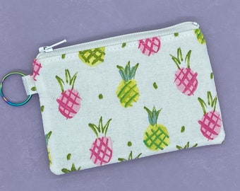 Pineapple Whip Zipper Pouch Clear ID Window