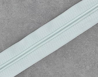 White Zipper Tape with White Zipper Teeth #5 - 36" 1 yard, 44" 1.2 yards