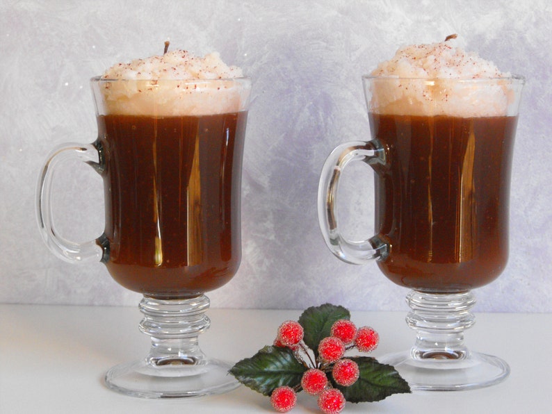 Hot Chocolate Candle with Gel Wax and Paraffin Wax Etsy