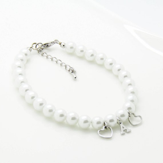 etsy flower girl bracelet