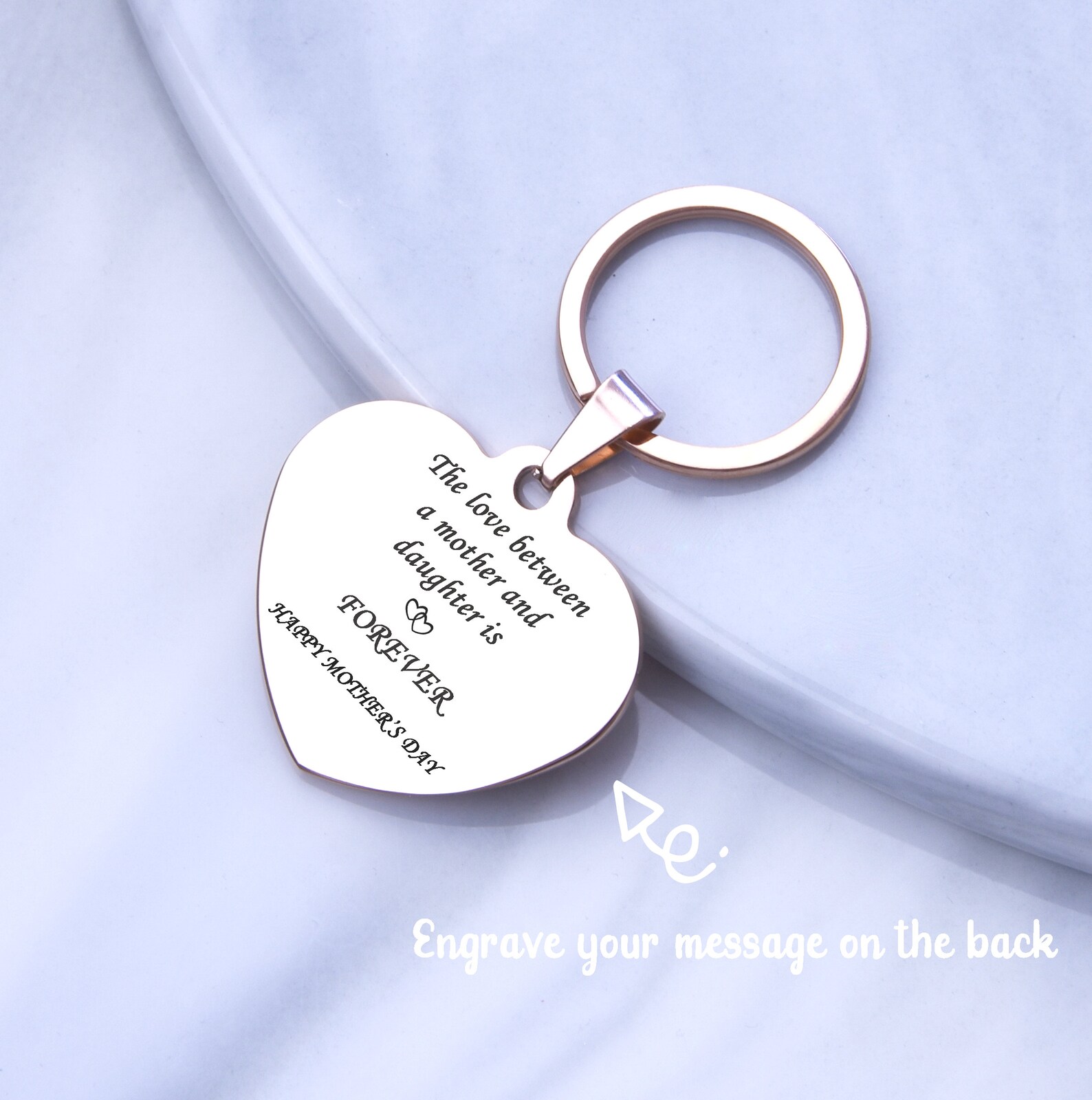 Mother's Day Gift Engraved Photo Keyring Personalised Etsy