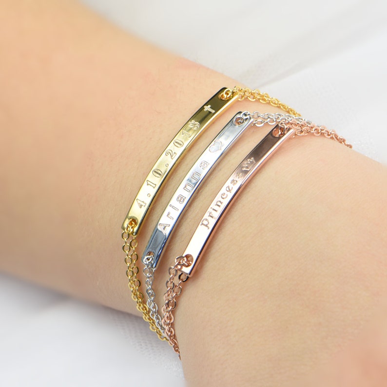 Personalized Bracelet For Kids Baby Bracelet for Baby Girl Etsy