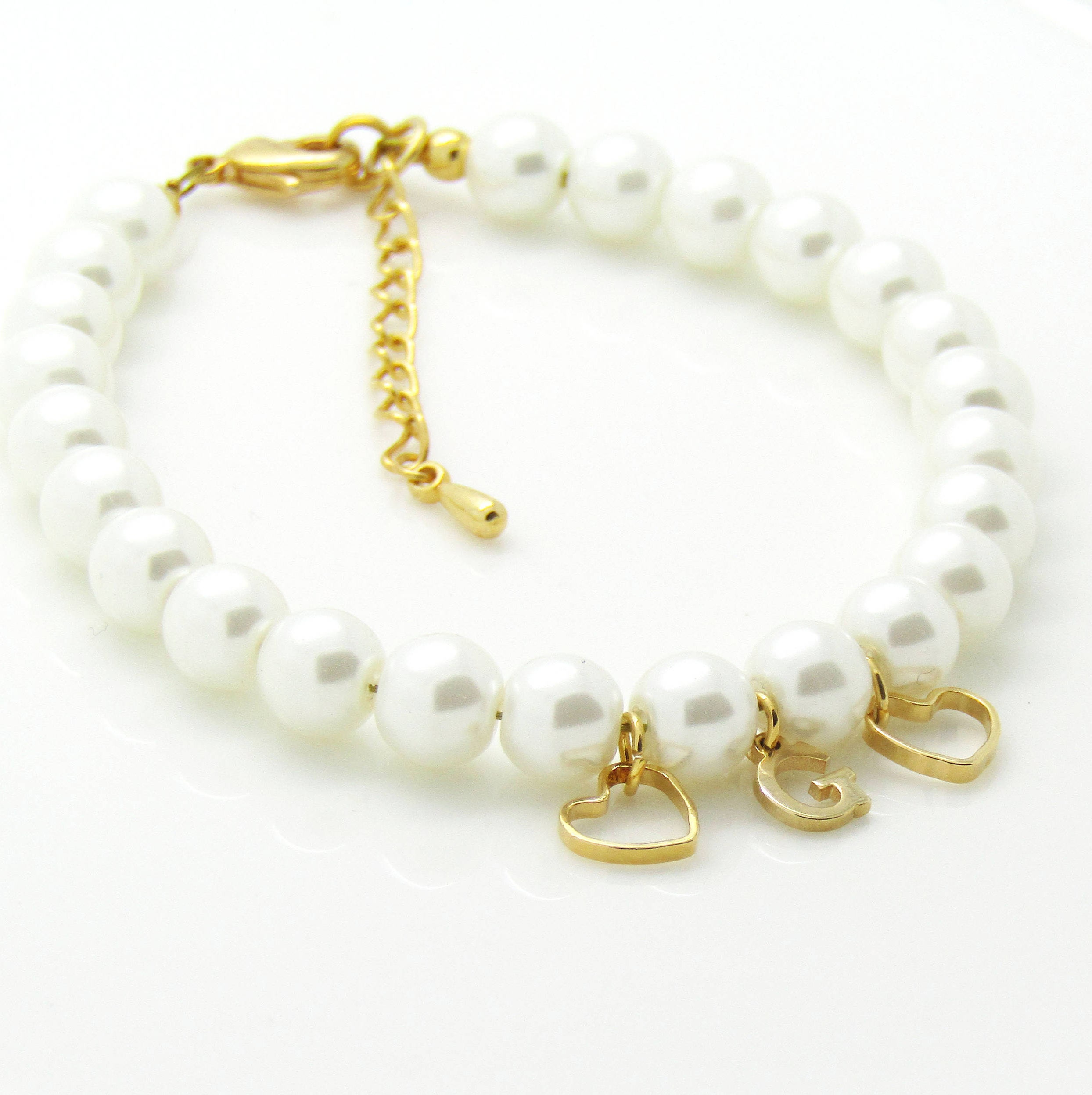 Gold Personalized Flower Girl Bracelet Flower Girl Gift Kids Etsy