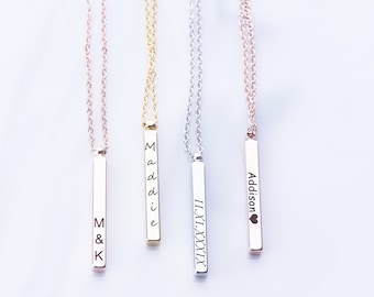 Personalized Necklace Sister Gifts Coordinates Necklace Sisters necklace Gift Engraved Necklace Mothers Day Jewelry Best Friend Gifts