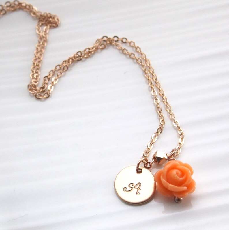 Personalized flower girl necklace will you be my flower girl Etsy