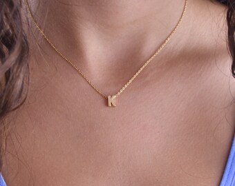 Single Letter Choker - Etsy