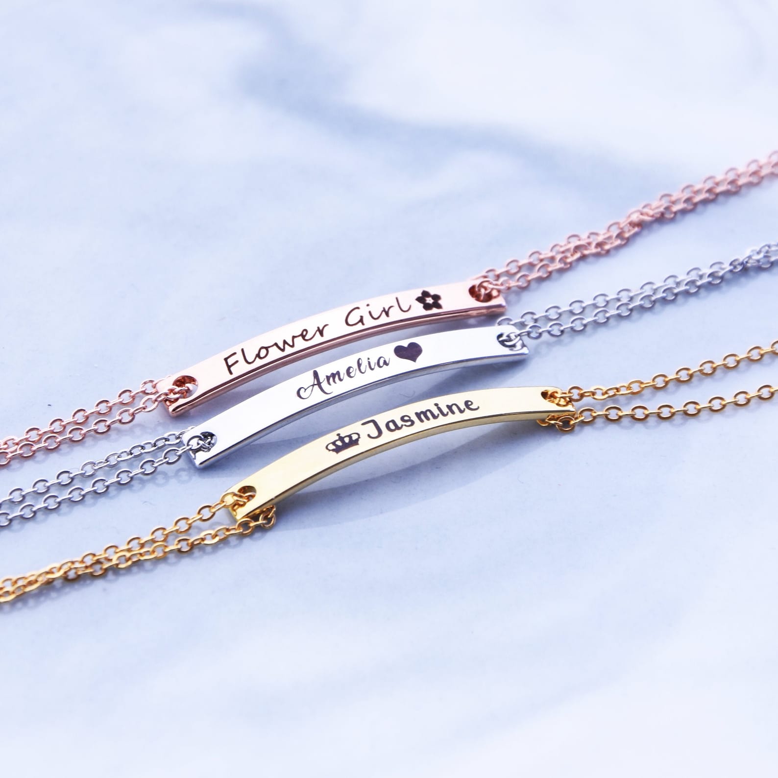 Children's Name Bracelet Children's Jewelry Girls Etsy