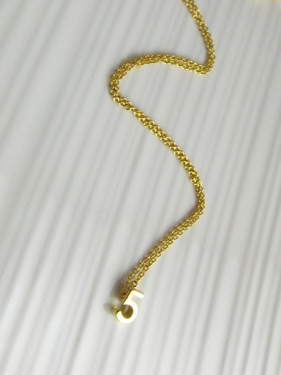 18th Birthday Custom Number Necklace