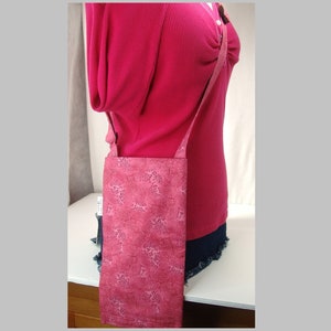 nephrostomy cross body/shoulder bag cover adjustable strap, kidney Drainage bag cover, 13&quot;L x 7&quot;W, or 12&quot; long x 6&quot; W, more pinks