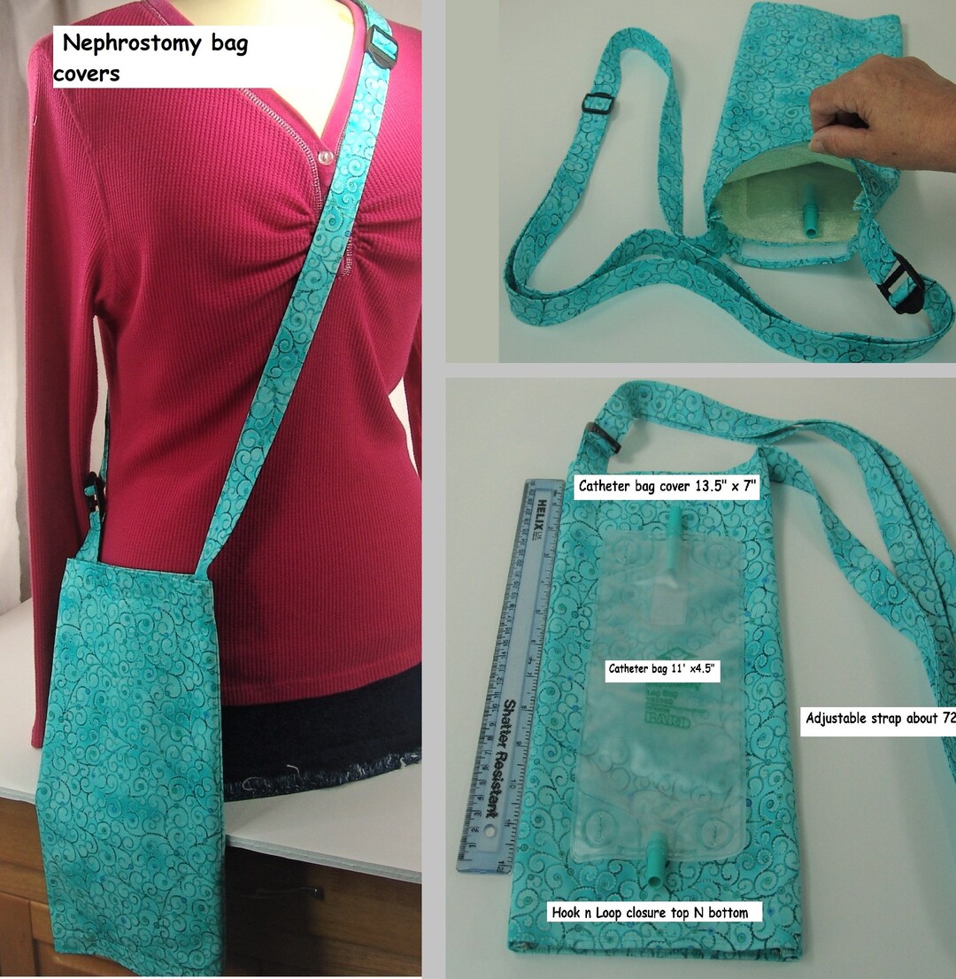 Nephrostomy Cross Body/shoulder Bag Cover Drainage Bag Cover Etsy