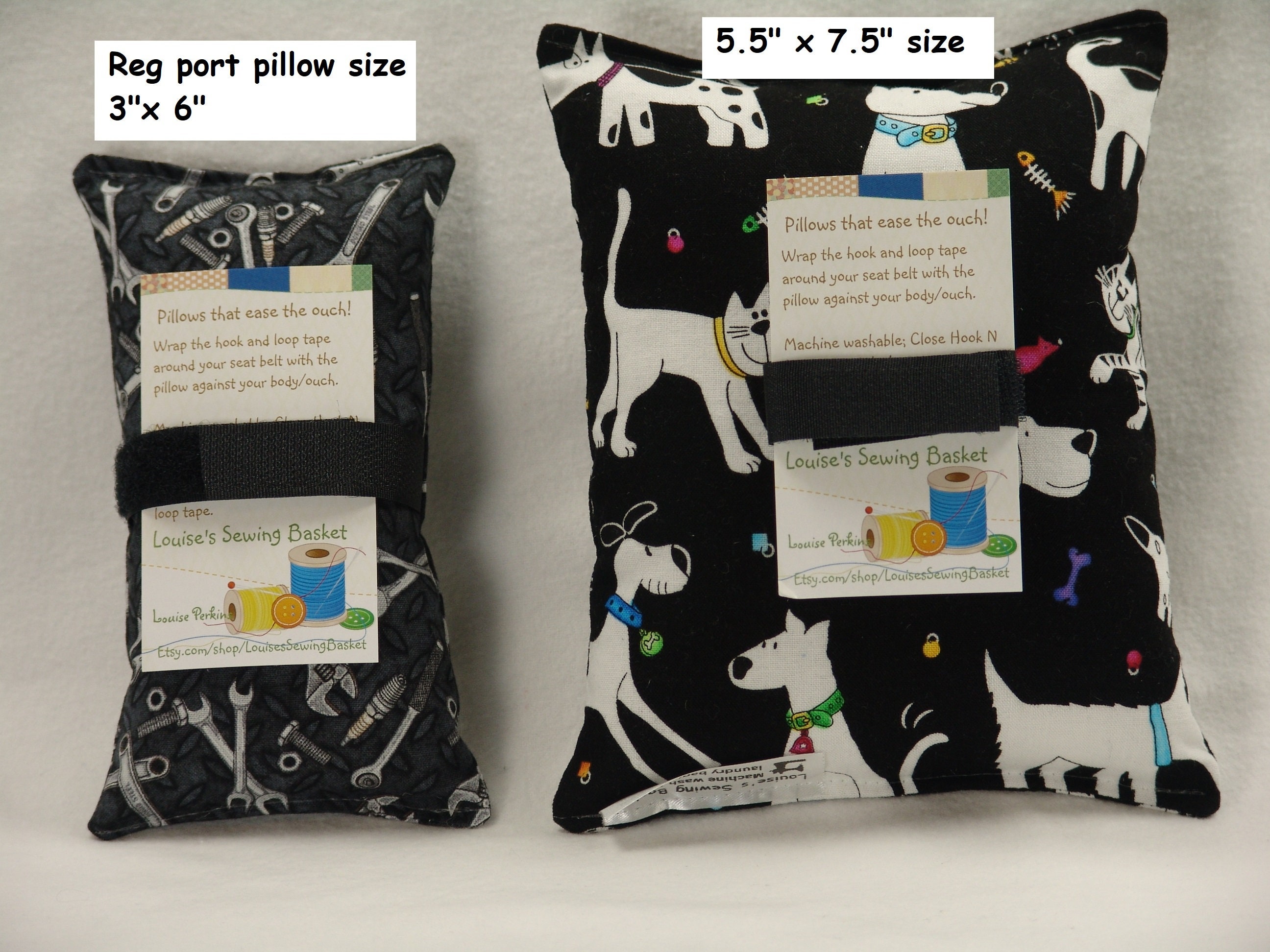 Chemo Port Pillow, Pacemaker Pillow, Seatbelt Pillow 5 X 7, Mediport, Back  Pack Padding, CPAP Padding, More Fabric Choices 