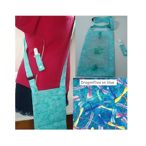 Nephrostomy cross body bag cover, kidney drainage bag cover, medical drainage bag covers, Foly cover, 1 tube clip, 2 sizes, fabrics prints,