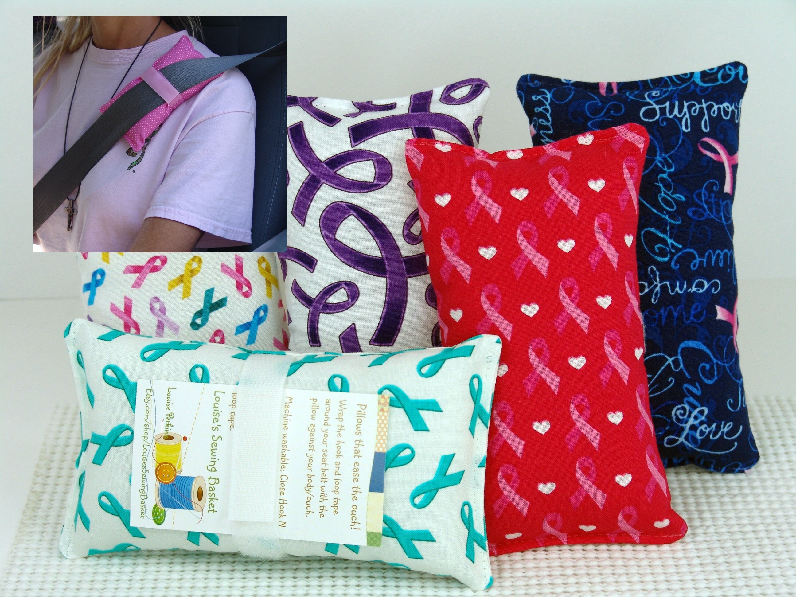 Chemo port pillow cancer port pillow gift Seat belt Pillow Etsy