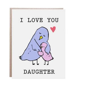 Cartão de filha, cartão de amor de filha, eu te amo filha, melhor filha de todos os tempos, cartão para filha, filha dos namorados