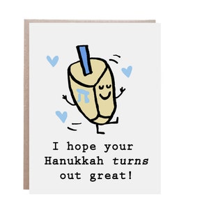 Carte de Hanoucca, carte de Hanoucca, carte de Dreidel