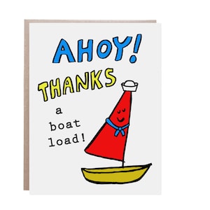 Merci mignon, charge de bateau, merci nautique, merci une charge de bateau